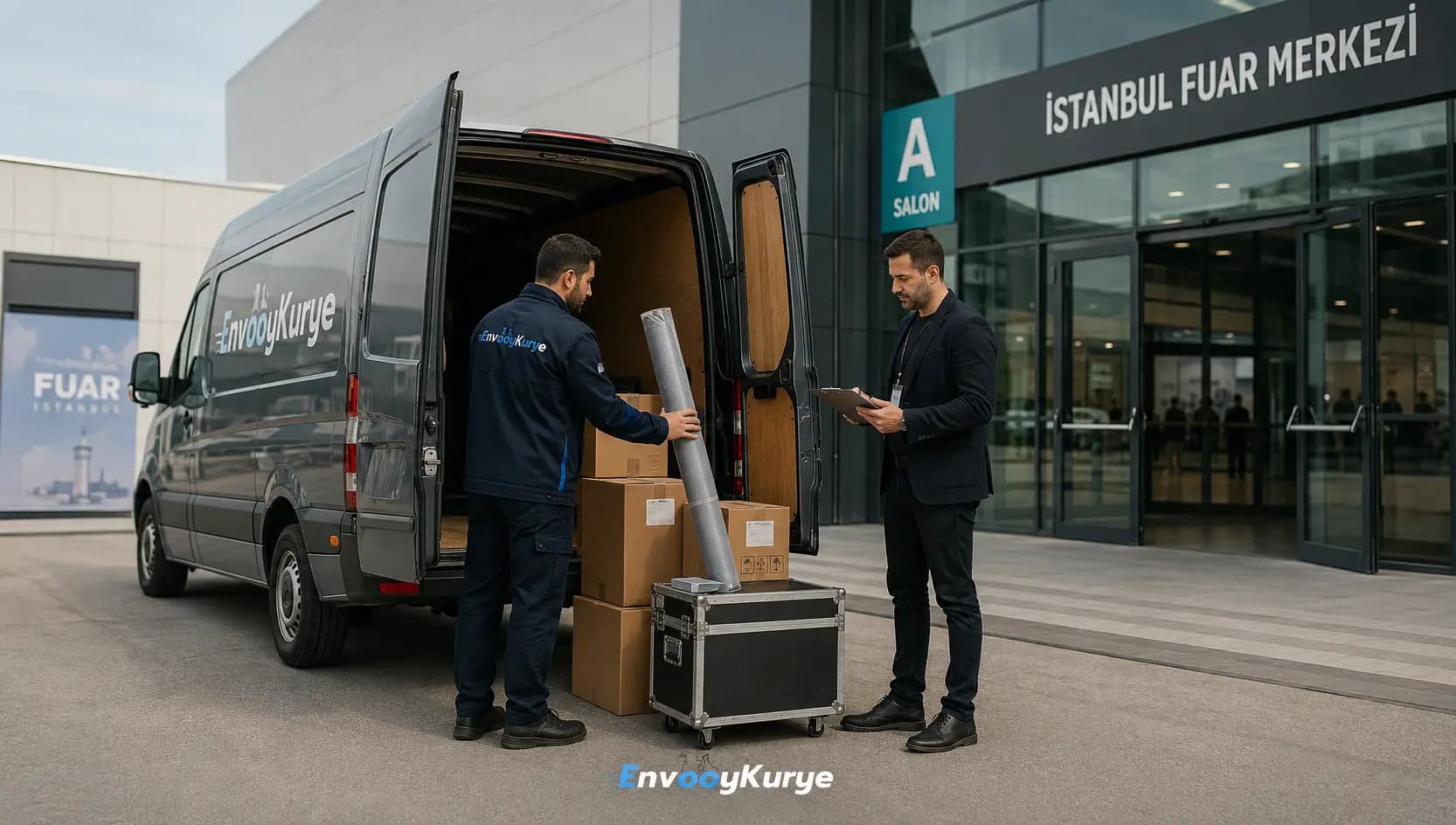Fuar Stand Malzemesi İçin Araçlı Teslimat Planı yazısı için hazırlanmış ana blog görseli