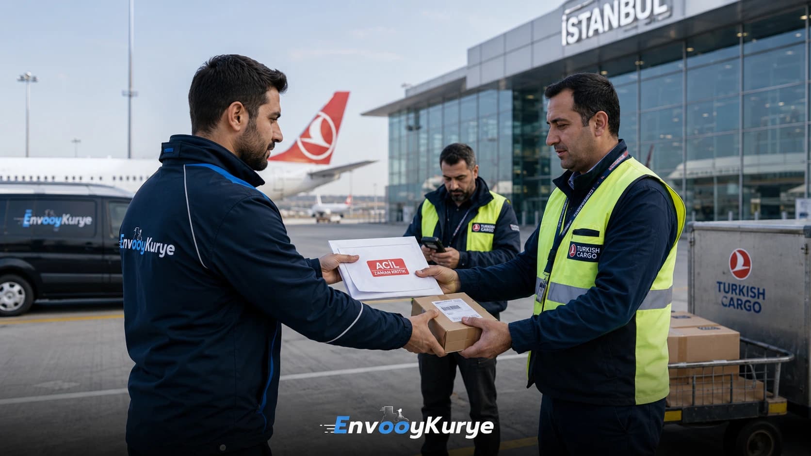 Havalimanı Kurye Gönderilerinde Zaman Kritik Teslimat yazısı için hazırlanmış ana blog görseli
