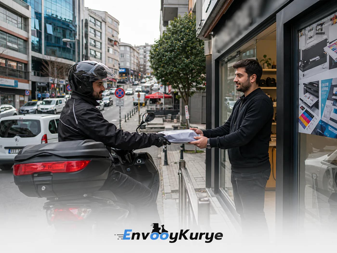 Kağıthane’de ofis evrakı ve teknik servis paketi teslim eden profesyonel kurye