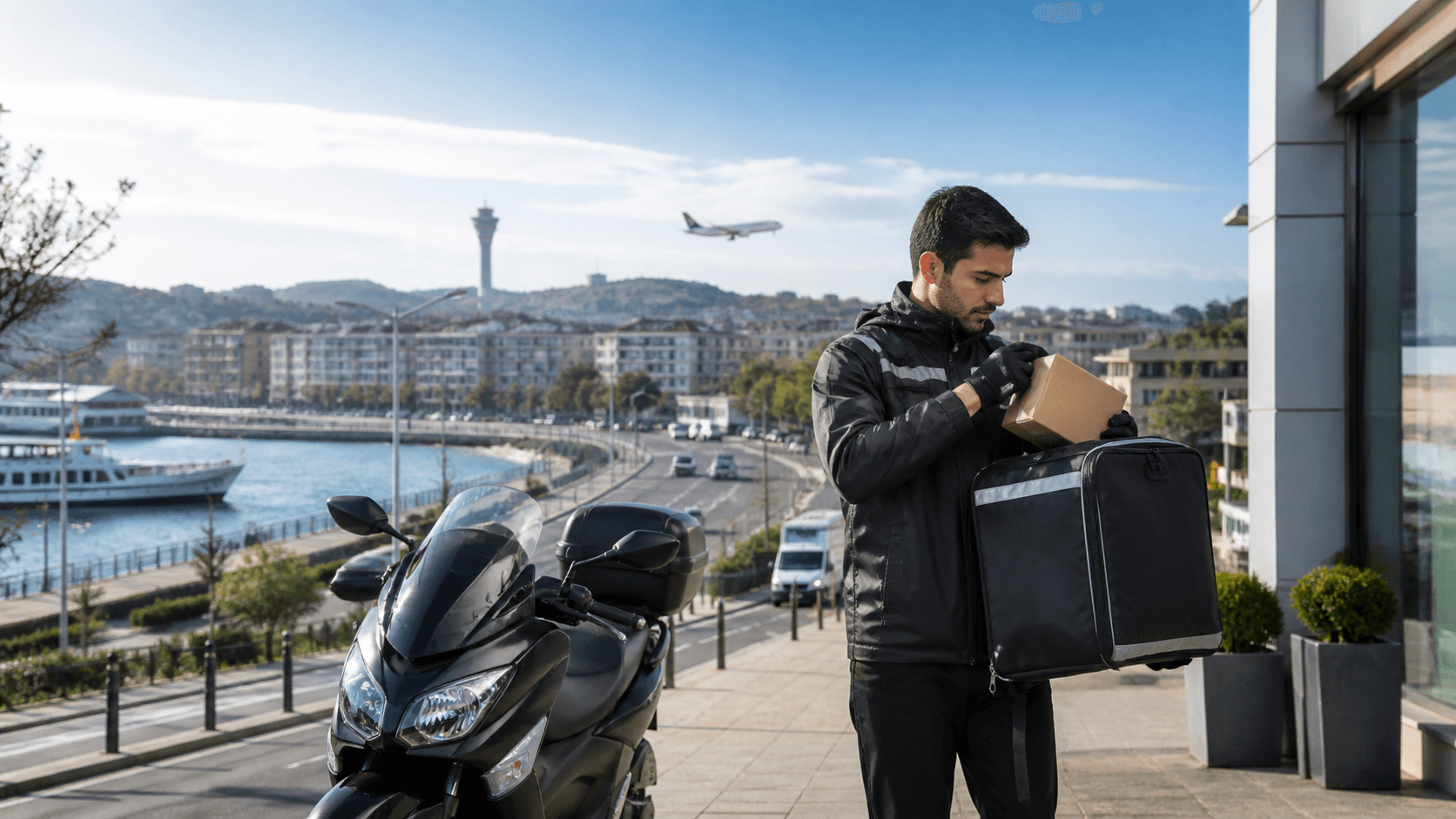 Kaynarca ve Kurtköy hattında paket teslimatı yapan Envoy Kurye ekibi